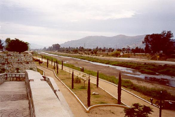 Vista del proyecto de rehabilitacin del ro Atoyac. 