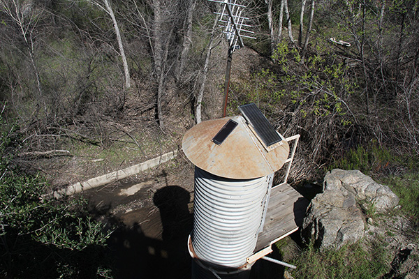 Upstream view of Campo Creek subbasin.