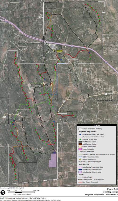 Location of Shu'luuk Wind Project