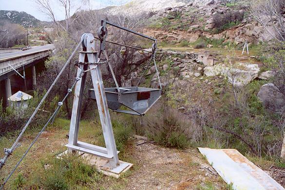 Estao fluviomtrica da USGS em Campo Creek