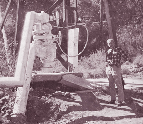 Subsidence in Las Vegas, Nevada, c. 1967.