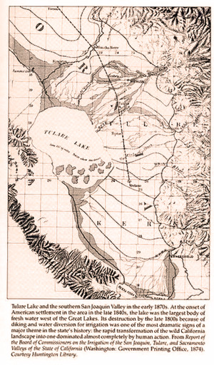 Tulare Lake Basin, c. 1874.