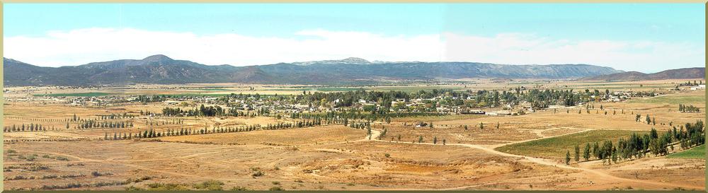 Vista panorámica del valle de Ojos Negros