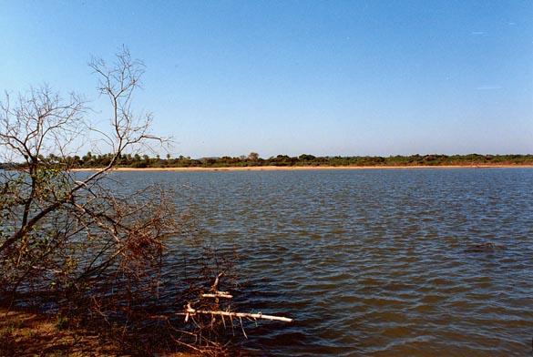 a sinuous channel