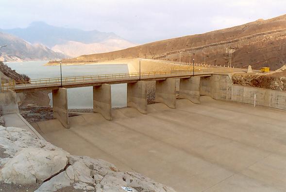 Gallito Ciego spillway, Peru.