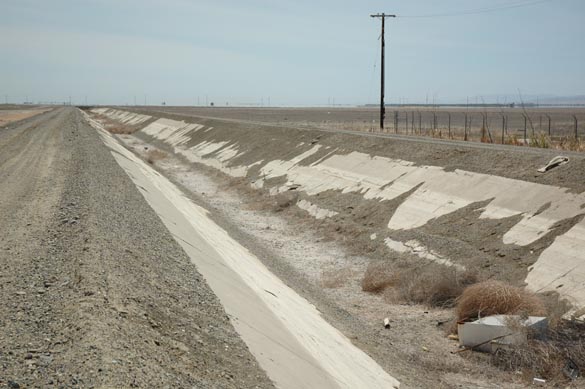 The abandoned San Luis Drain