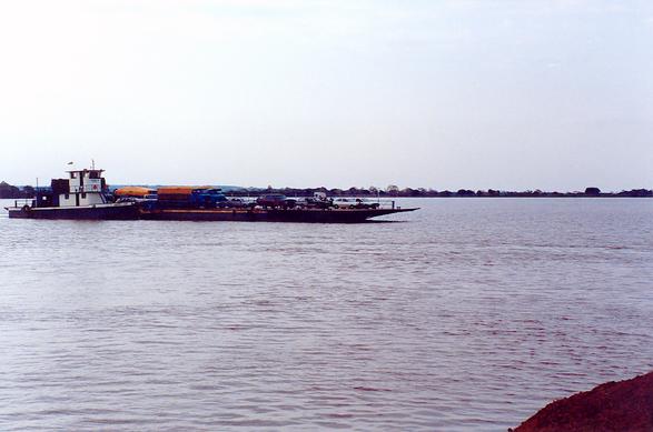 Ferry at Guaira, on the Rio Parana, Parana, Brazil (1992)