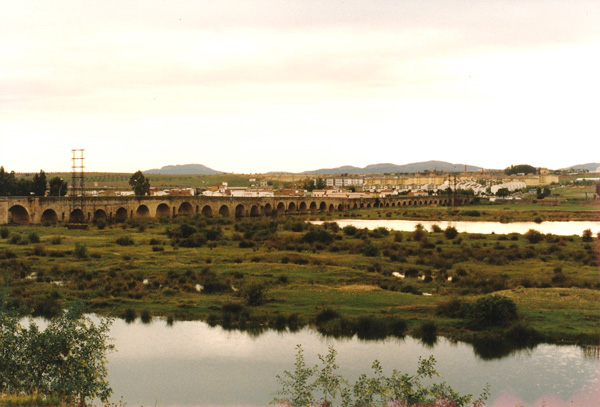 Roman brige over Guadiana river, Merida, Spain (1986)