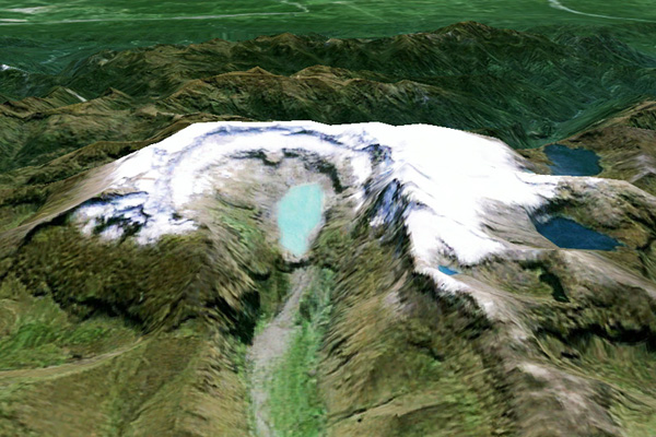 El Altar Peak, Chimborazo, Ecuador (Google Earth®)