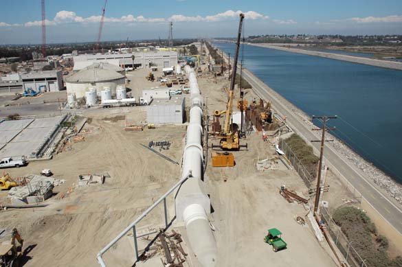 Brine Line, Orange County Sanitation District, Huntington Beach, California