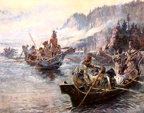 Lewis and Clark on the Lower Columbia