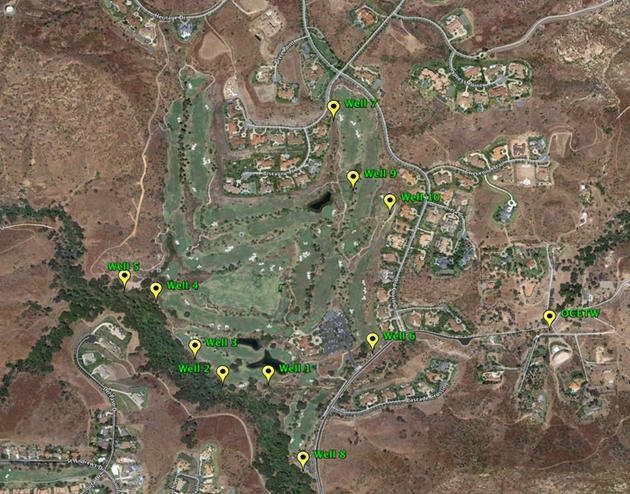 Location of Maderas and OCETW wells