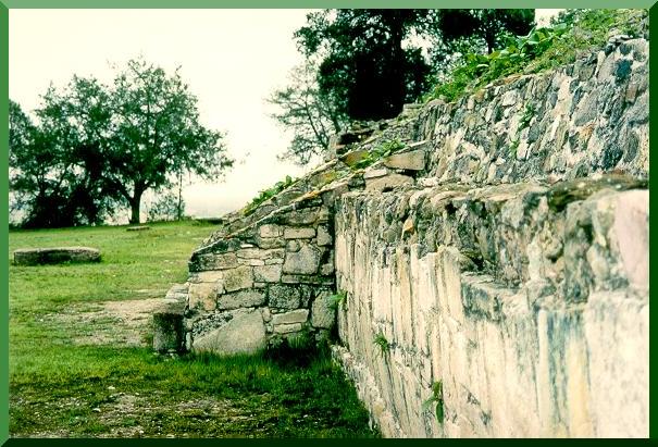 Side view of the first pyramid.
