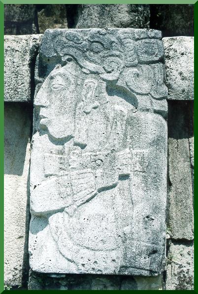 Wall design in Palenque.