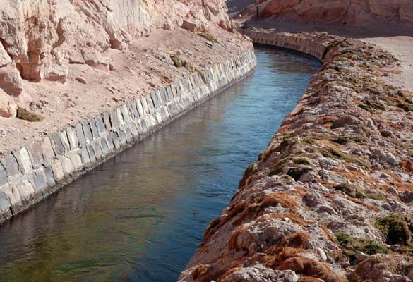  The La Cano main irrigation canal